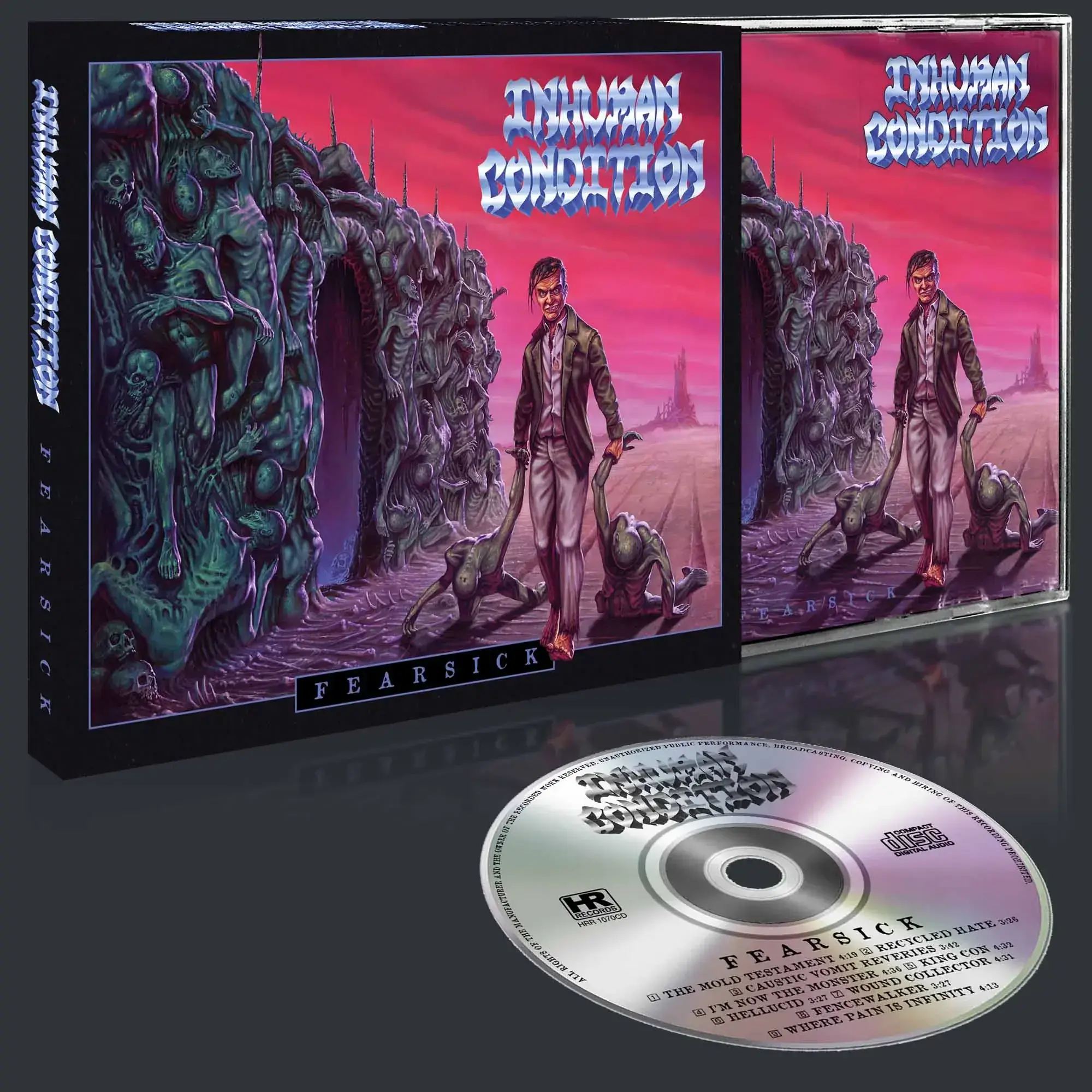 INHUMAN CONDITION · Fearsick | SLIPCASE CD (Death Metal/Thrash Metal CDs) · Bild 2