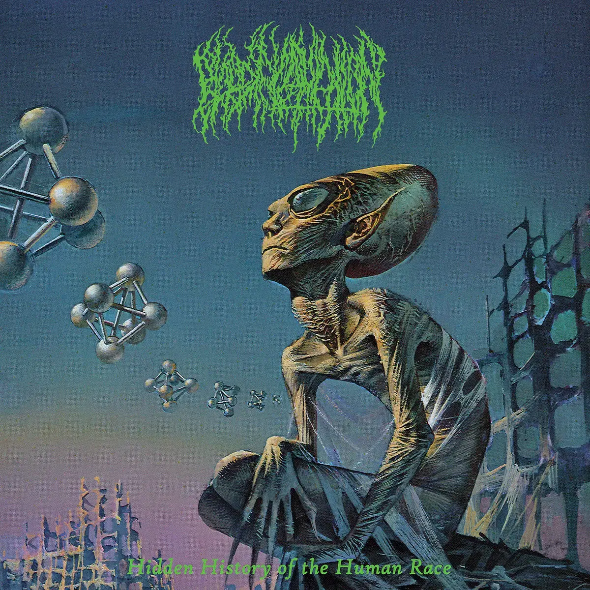 BLOOD INCANTATION · Hidden History of the Human Race (Re-Release 2025) | COKE BOTTLE GREEN LP · Bild 1 BLOOD INCANTATION · Hidden History of the Human Race (Re-Release 2025) | COKE BOTTLE GREEN LP (Death Metal Vinyl) · Bild 1