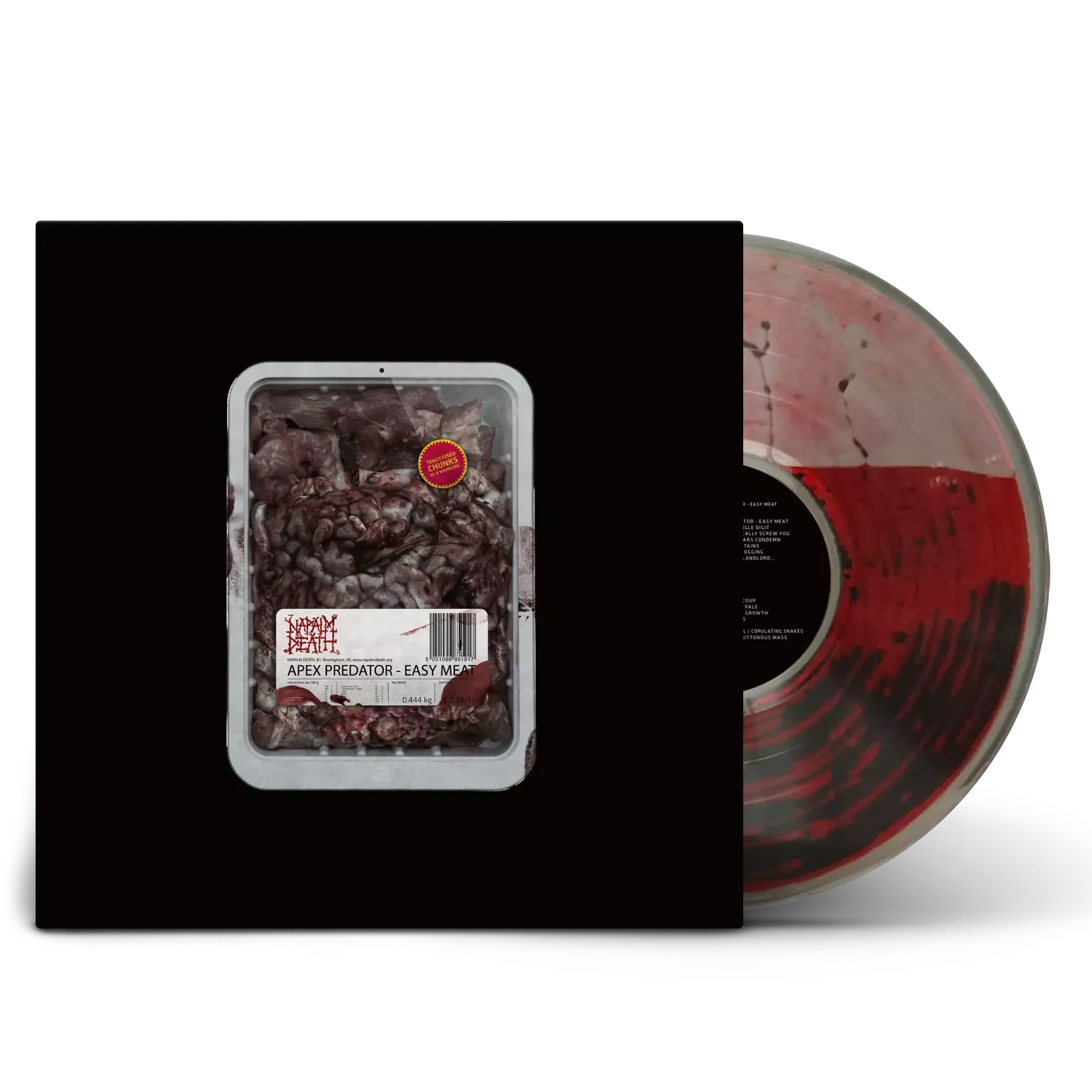 NAPALM DEATH · Apex Predator - Easy Meat | ROTTEN BLOOD FILLED VINYL NAPALM DEATH · Apex Predator - Easy Meat | ROTTEN BLOOD FILLED VINYL (Grindcore Vinyl)