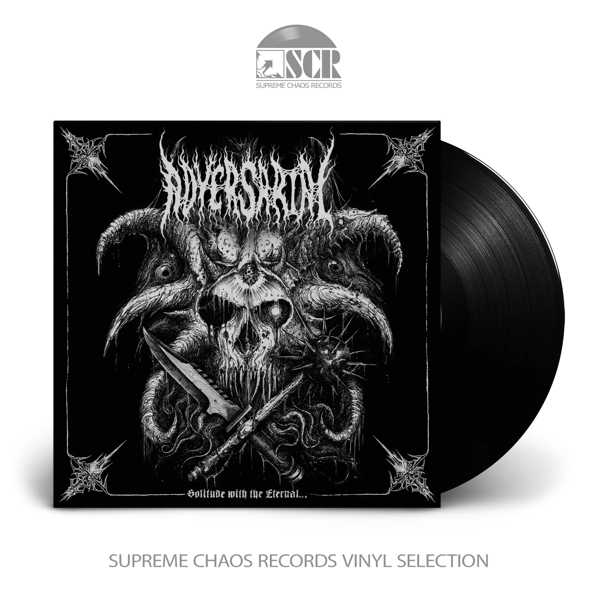 ADVERSARIAL · Solitude With The Eternal | BLACK LP (Death Metal Vinyl)