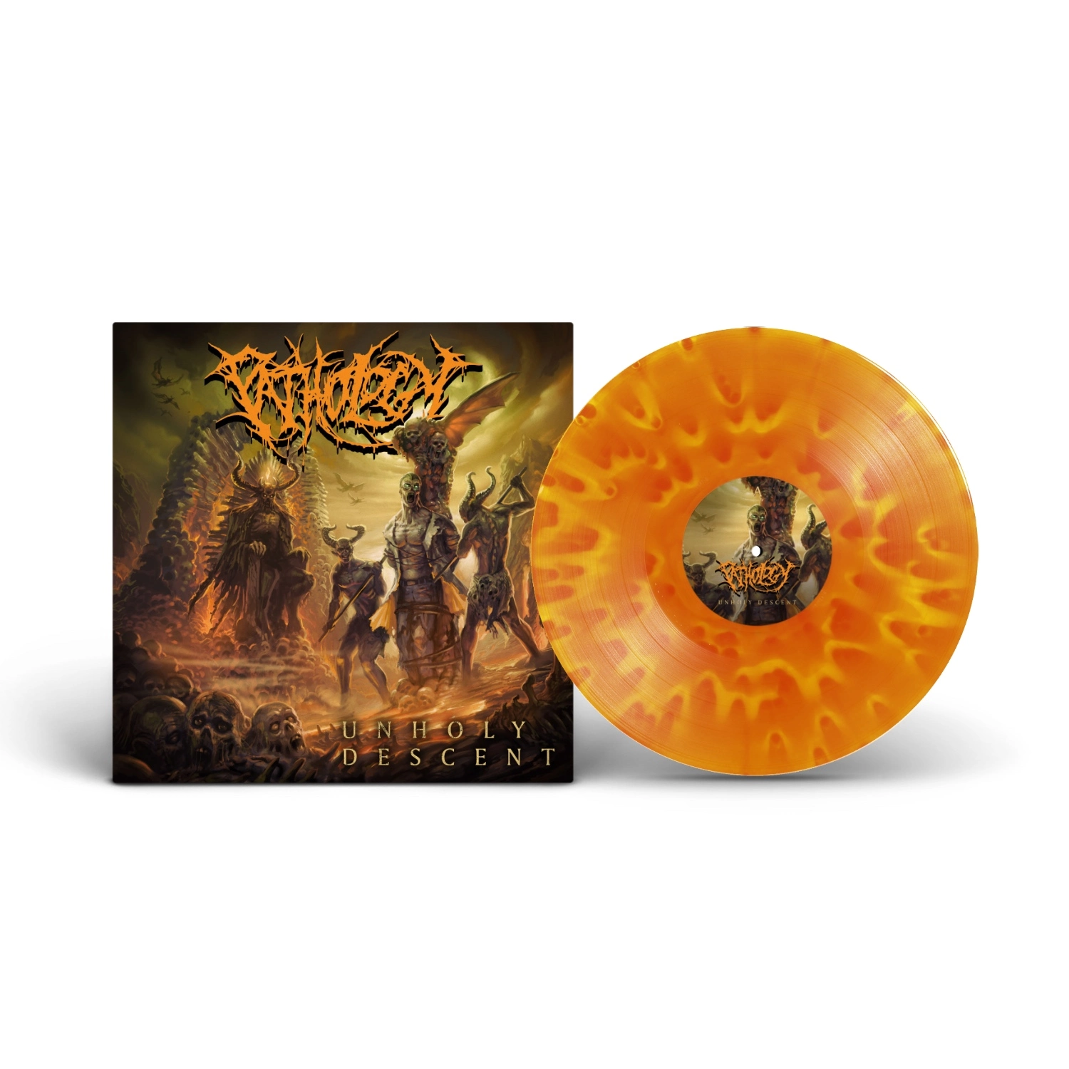 PATHOLOGY · Unholy Descent | CLOUDY LP (Brutal Death Metal Vinyl)