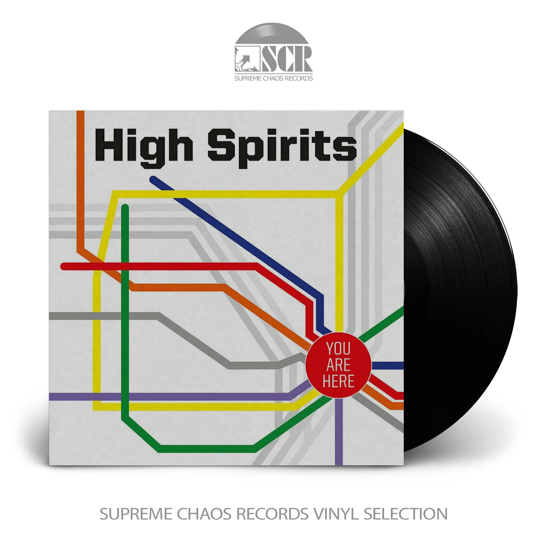 HIGH SPIRITS - You Are Here · BLACK LP (Heavy Metal Vinyl)
