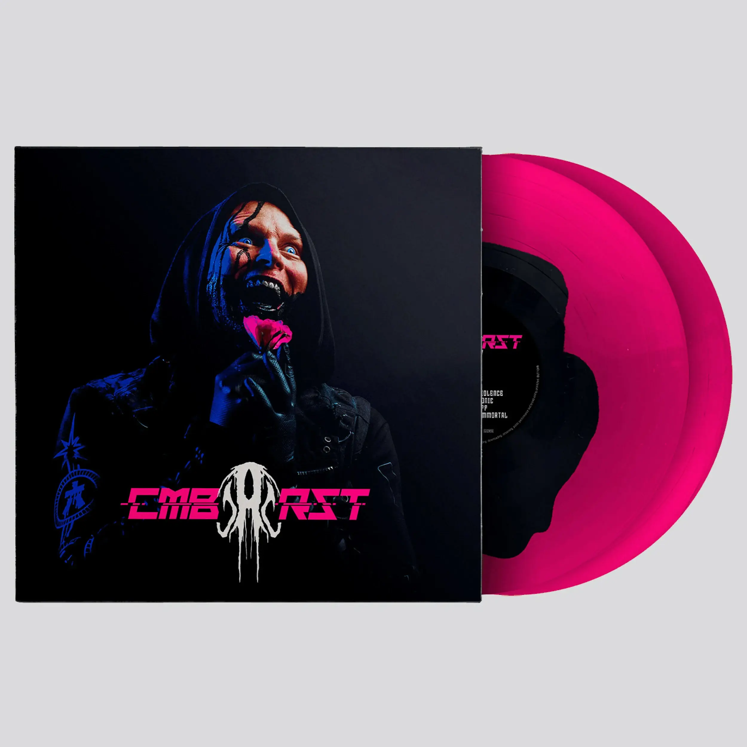COMBICHRIST · CMBCRST | TRANSPARENT PINK/BLACK DLP COMBICHRIST · CMBCRST | TRANSPARENT PINK/BLACK DLP (Industrial Metal Vinyl)
