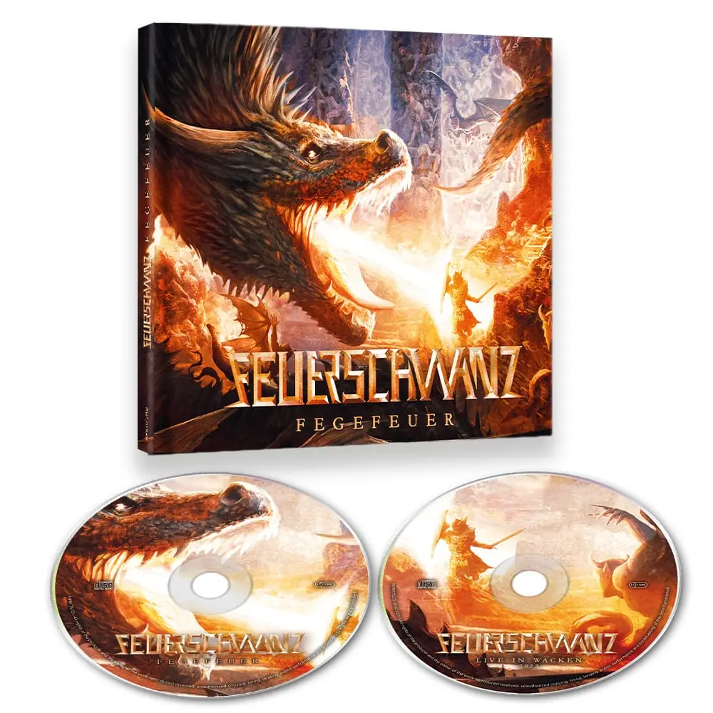 FEUERSCHWANZ · Fegefeuer | 2CD MEDIABOOK (Medieval Rock CDs)