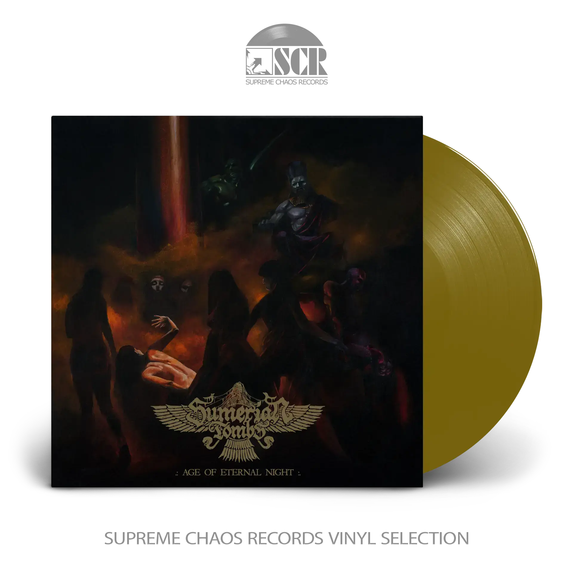 SUMERIAN TOMBS · Age Of Eternal Night | GOLD LP SUMERIAN TOMBS · Age Of Eternal Night | GOLD LP (Black Metal/Death Metal Vinyl)