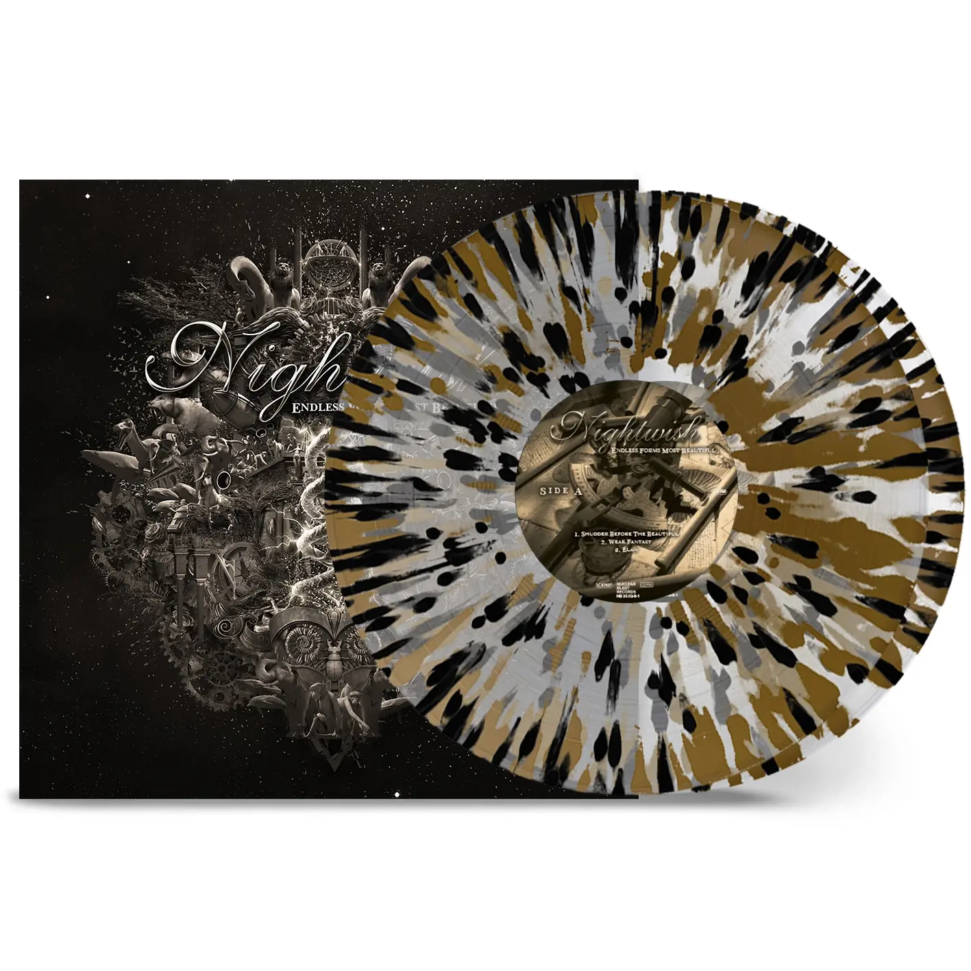 NIGHTWISH · Endless Forms Most Beautiful | CLEAR/GOLD/BLACK SPLATTER 2LP NIGHTWISH · Endless Forms Most Beautiful | CLEAR/GOLD/BLACK SPLATTER 2LP (Symphonic Metal Vinyl)