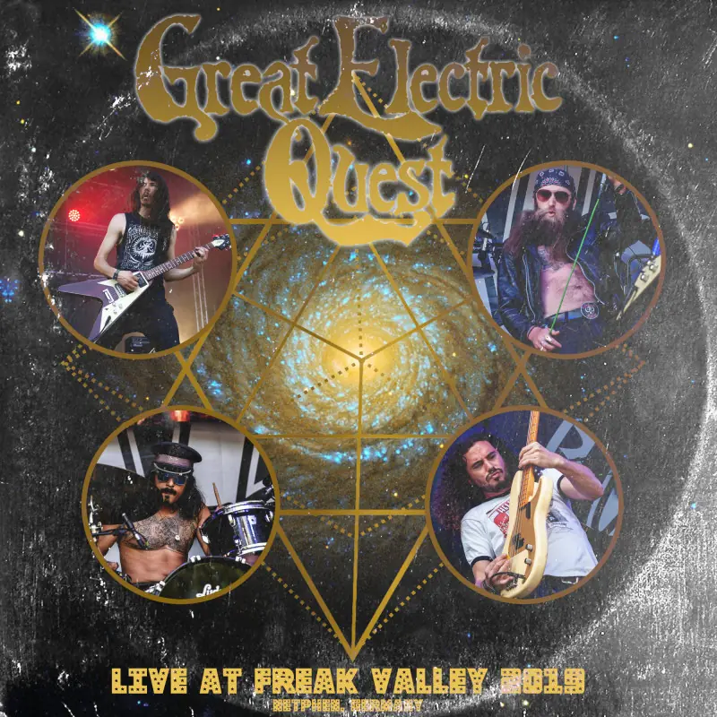 THE GREAT ELECTRIC QUEST · Live At Freak Valley 2019 | BLACK LP (Stoner Rock/Hard Rock/Classic Rock Vinyl) · Bild 1