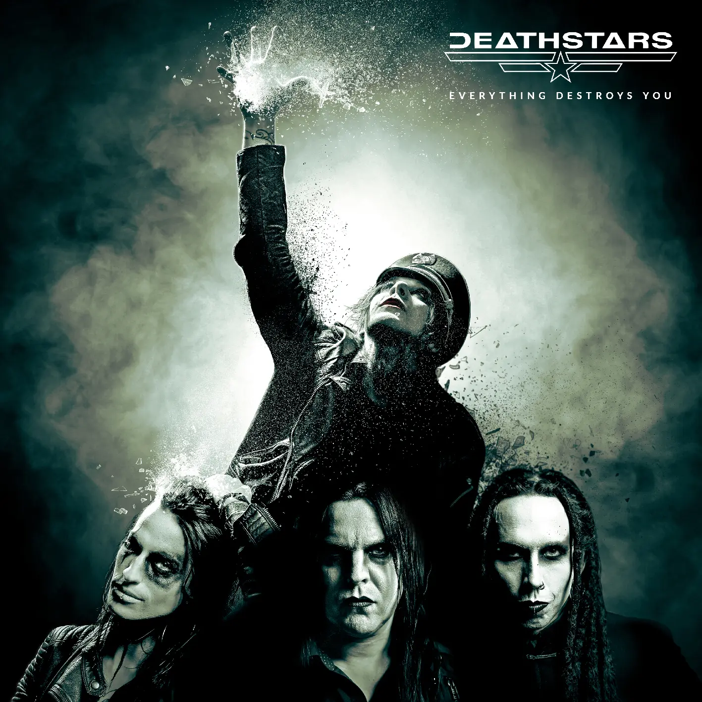 DEATHSTARS · Everything Destroys You | WHITE LP · Bild 1 DEATHSTARS · Everything Destroys You | WHITE LP (Industrial Vinyl) · Bild 1