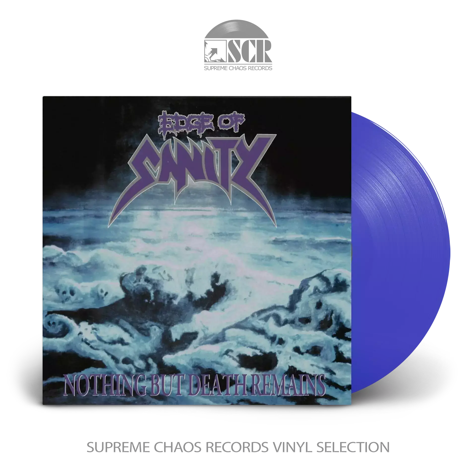 EDGE OF SANITY - Nothing But Death Remains (Re-issue 2024) · TRANSPARENT BLUE LP EDGE OF SANITY - Nothing But Death Remains (Re-issue 2024) · TRANSPARENT BLUE LP (Melodic Death Metal Vinyl)