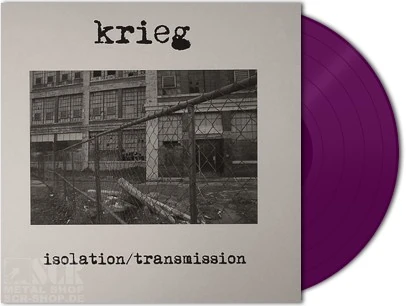KRIEG · Isolation / Transmission (RSD) | PURPLE 7" EP (Black Metal Vinyl)