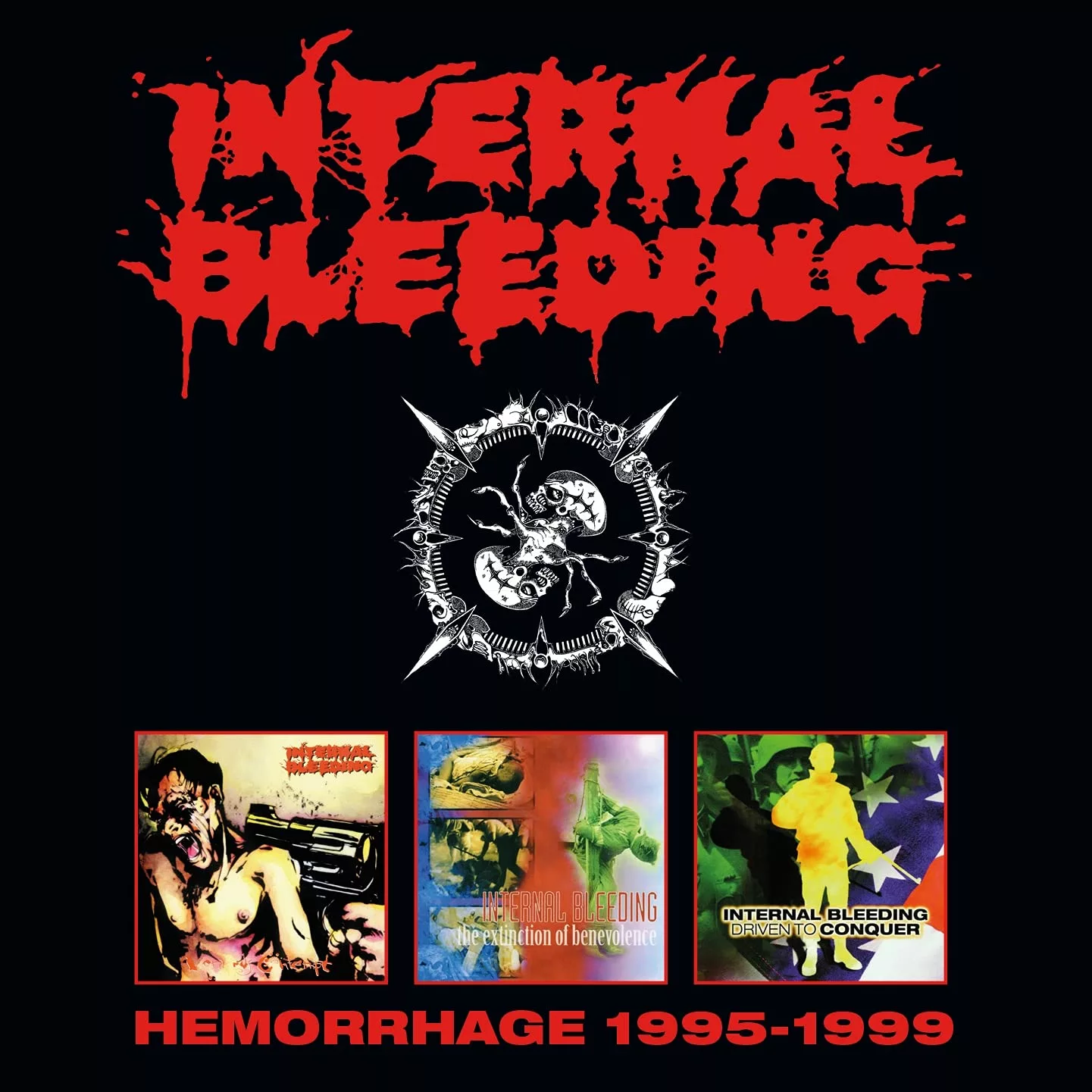 INTERNAL BLEEDING · Hemorrhage - 1995-1999 | 3CD BOXSET (Brutal Death Metal CDs)