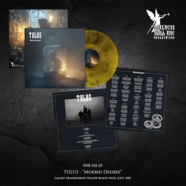 TULUS - Morbid Desires · TRANSPARENT YELLOW/BLACK GALAXY LP (Black Metal Vinyl) · Bild 2