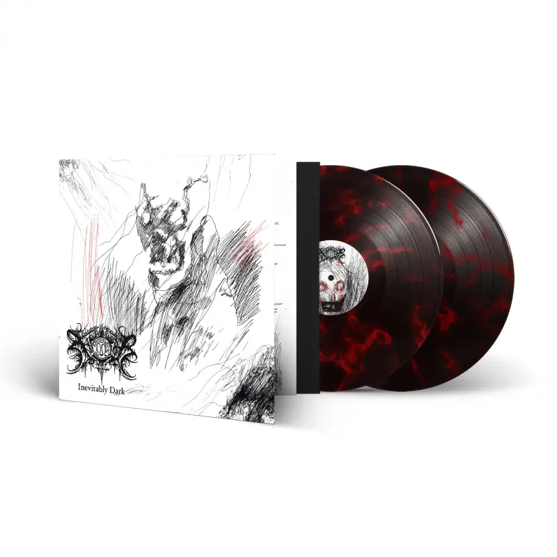 XASTHUR · Inevitably | RED/BLACK MARBLED DLP (Black Metal Vinyl)