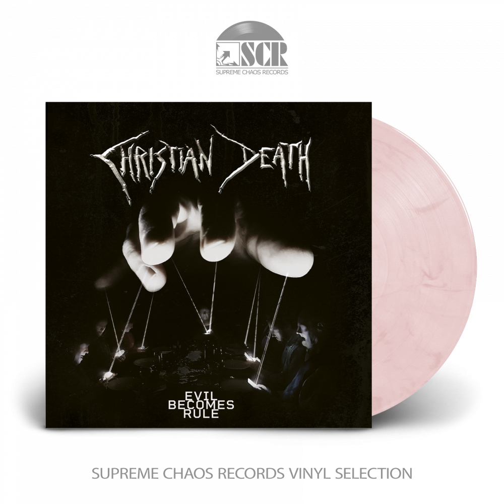 CHRISTIAN DEATH - Evil Becomes Rule · CLEAR/RED LP (Gothic Rock Vinyl)