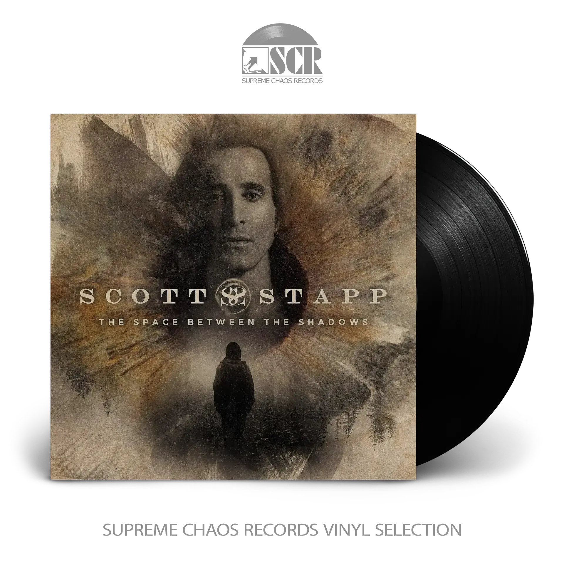 SCOTT STAPP · The Space Between The Shadows | BLACK LP (Hardrock Vinyl)