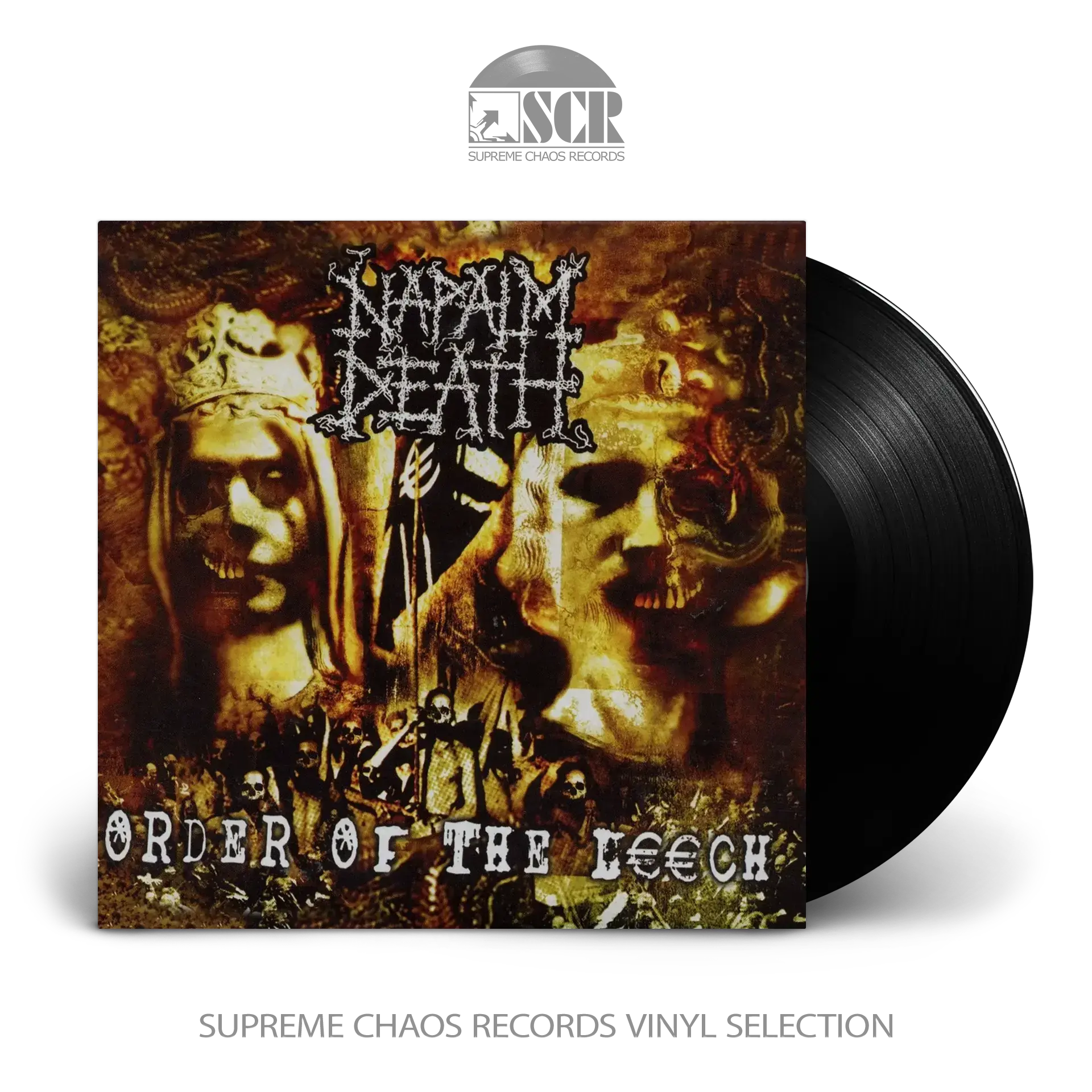 NAPALM DEATH - Order Of The Leech · BLACK LP (Grindcore/Death Metal Vinyl)