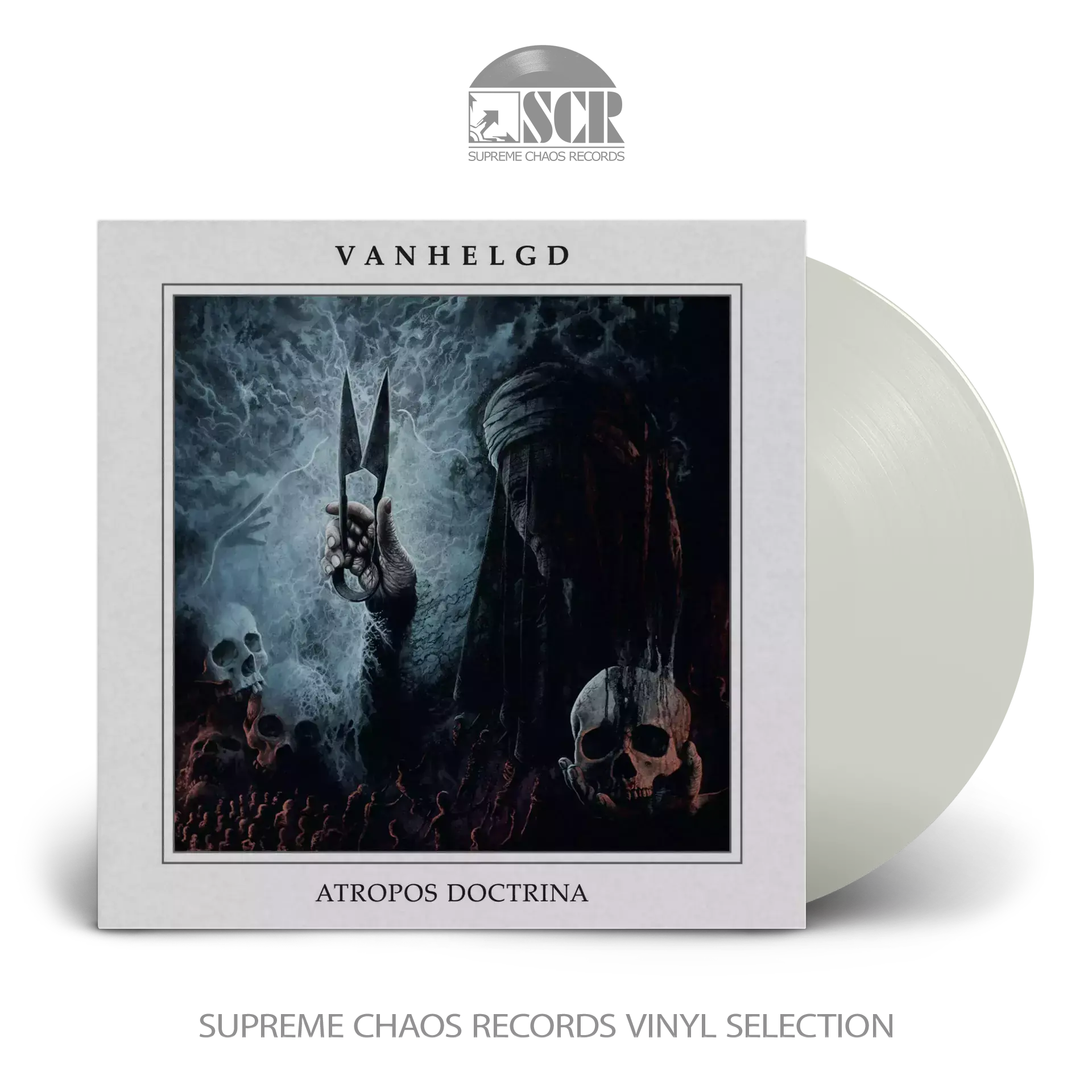 VANHELGD · Atropos Doctrina | WHITE LP (Death Metal Vinyl)