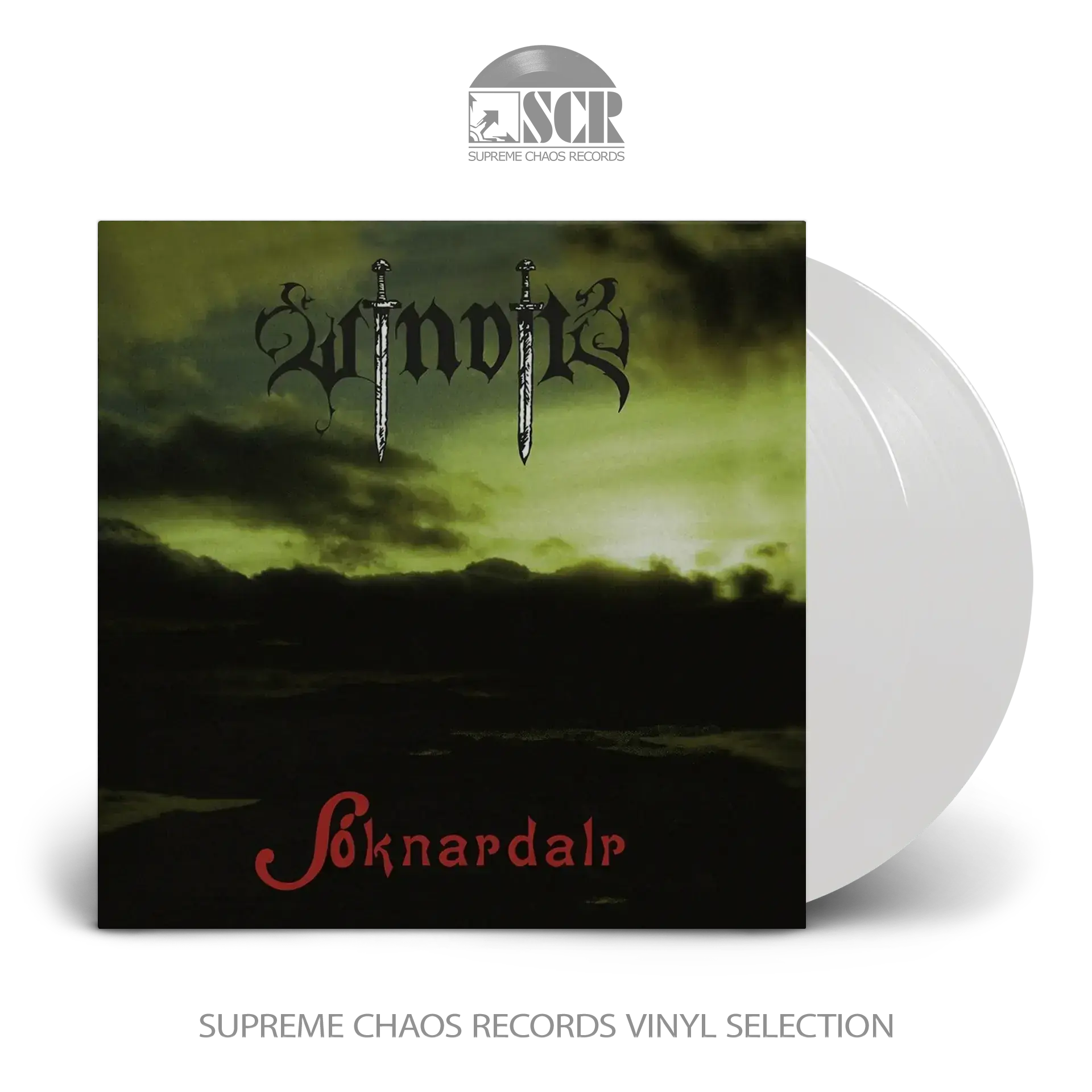 WINDIR · Soknardalr | WHITE 2LP (Black Metal/Death Metal Vinyl)