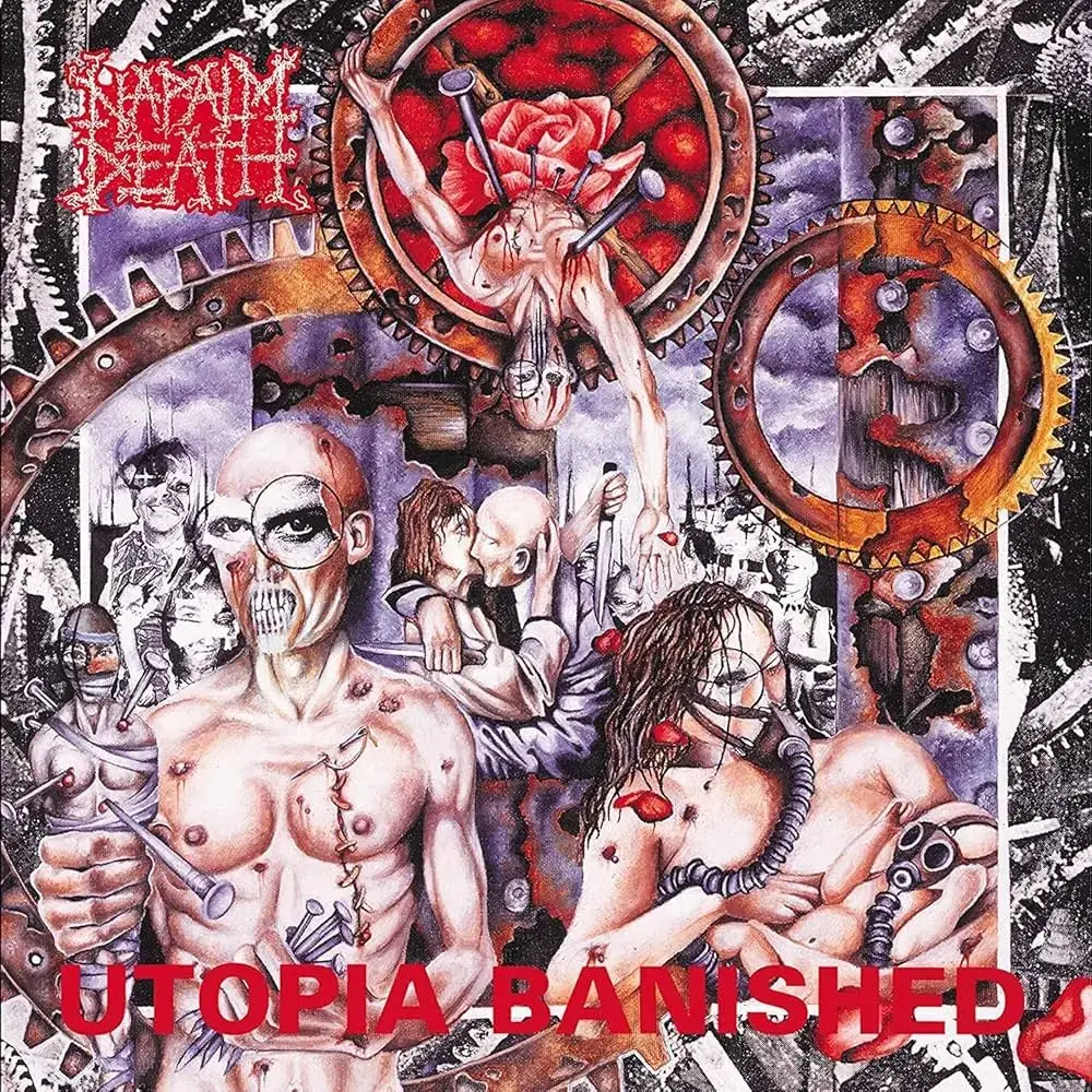 NAPALM DEATH · Utopia Banished | WHITE LP · Bild 1 NAPALM DEATH · Utopia Banished | WHITE LP (Grindcore/Death Metal Vinyl) · Bild 1