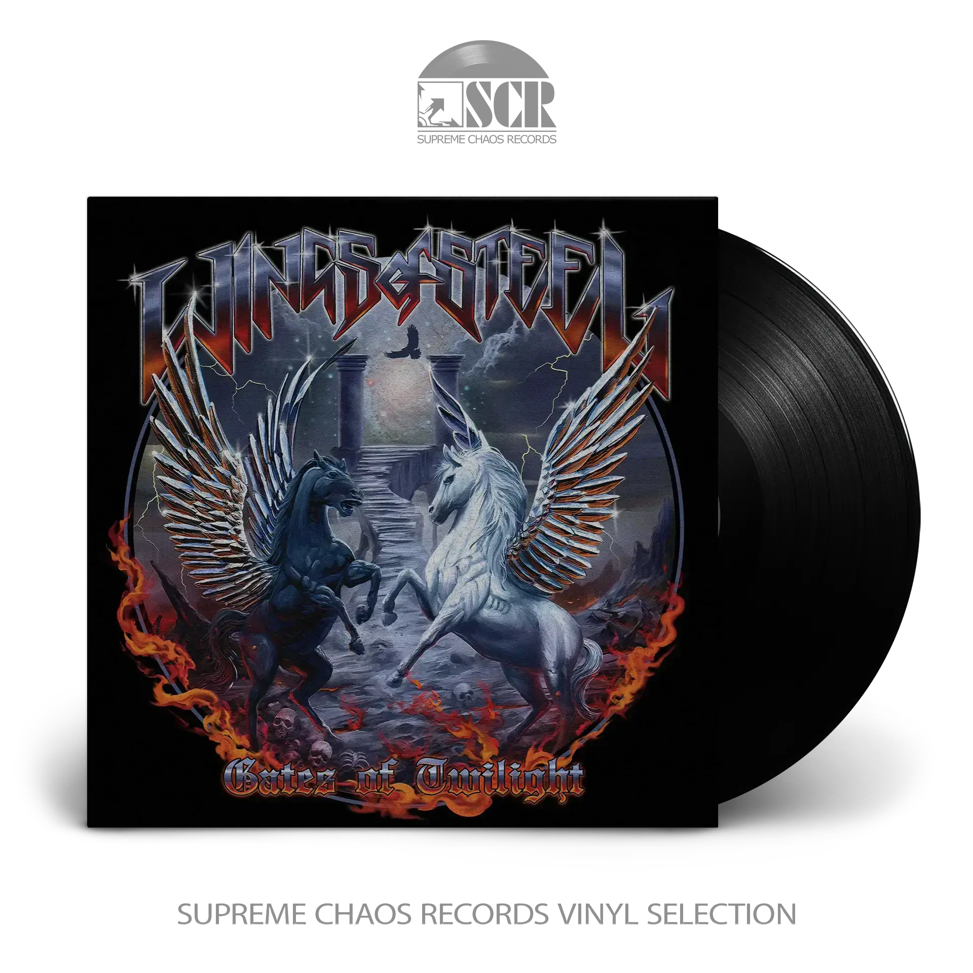 WINGS OF STEEL - Gates Of Twilight · BLACK LP WINGS OF STEEL - Gates Of Twilight · BLACK LP (Heavy Metal Vinyl)
