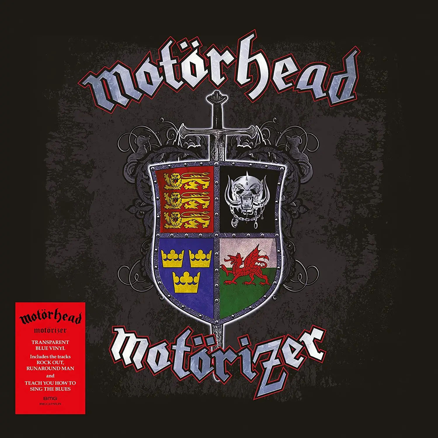 MOTÖRHEAD - Motörizer · TRANSPARENT BLUE LP · Bild 1 MOTÖRHEAD - Motörizer · TRANSPARENT BLUE LP (Heavy Metal Vinyl) · Bild 1