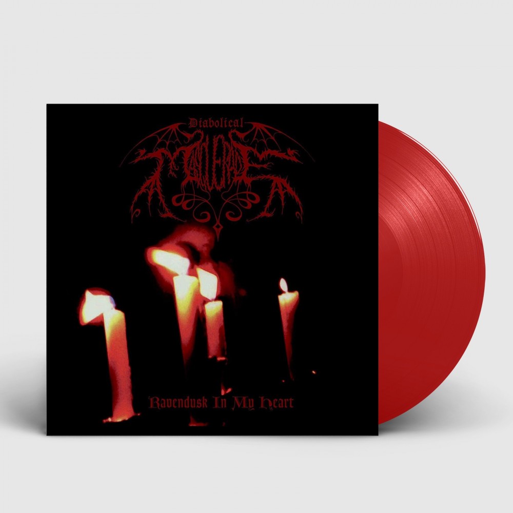DIABOLICAL MASQUERADE · Ravendusk In My Heart | RED LP DIABOLICAL MASQUERADE · Ravendusk In My Heart | RED LP (Black Metal Vinyl)