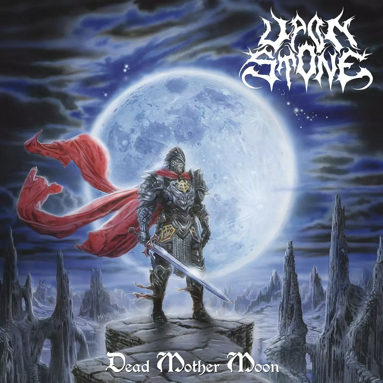 UPON STONE - Dead Mother Moon · BLACK LP (Melodic Death Metal Vinyl) · Bild 1