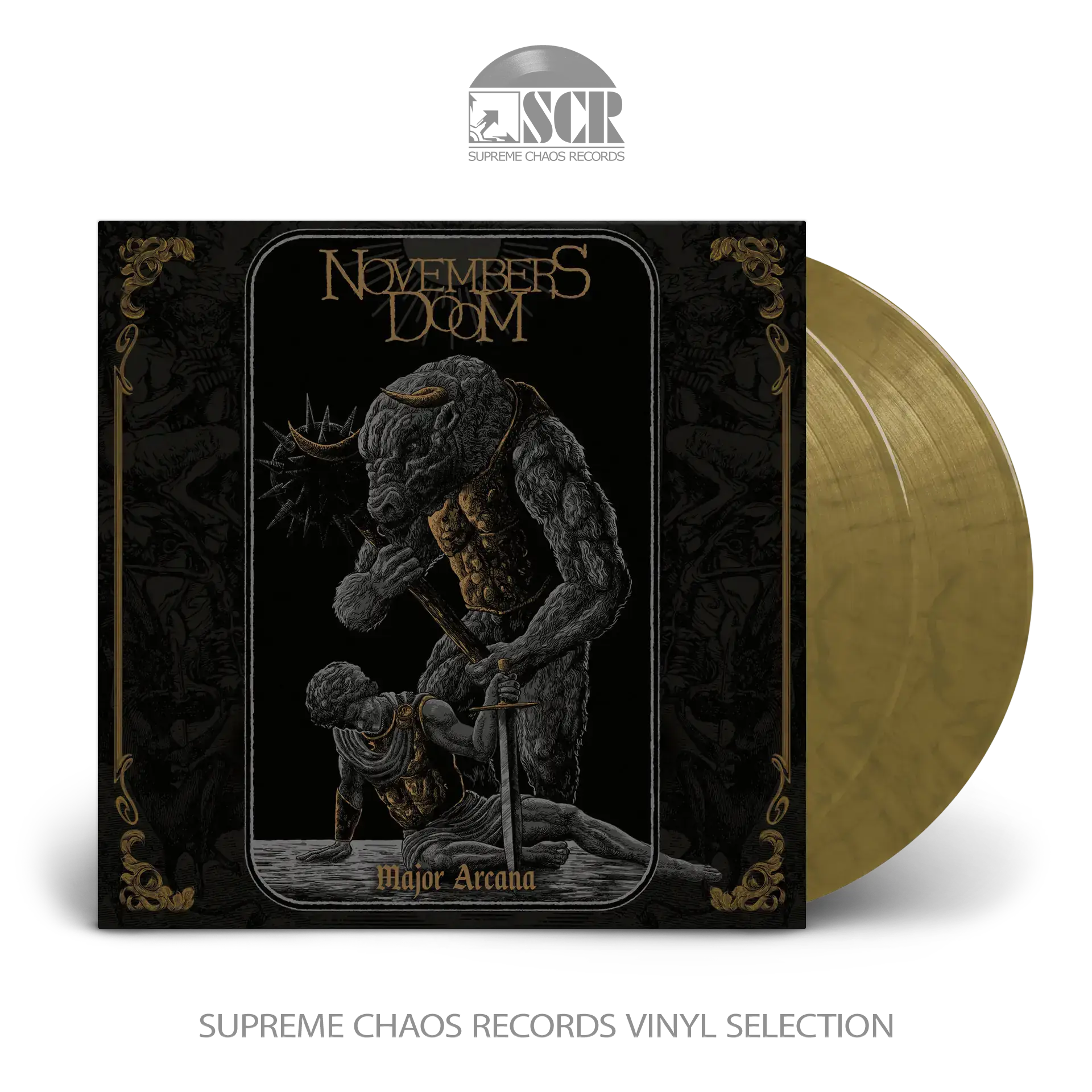 NOVEMBERS DOOM - Major Arcana · GOLD/BLACK 2LP (Dark Metal/Doom Metal/Death Metal Vinyl)