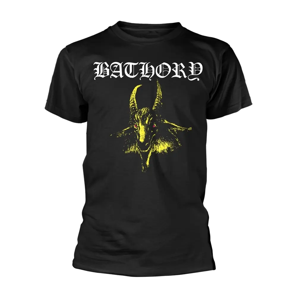 BATHORY · Yellow Goat | T-SHIRT BATHORY · Yellow Goat | T-SHIRT (Black Metal Clothes)