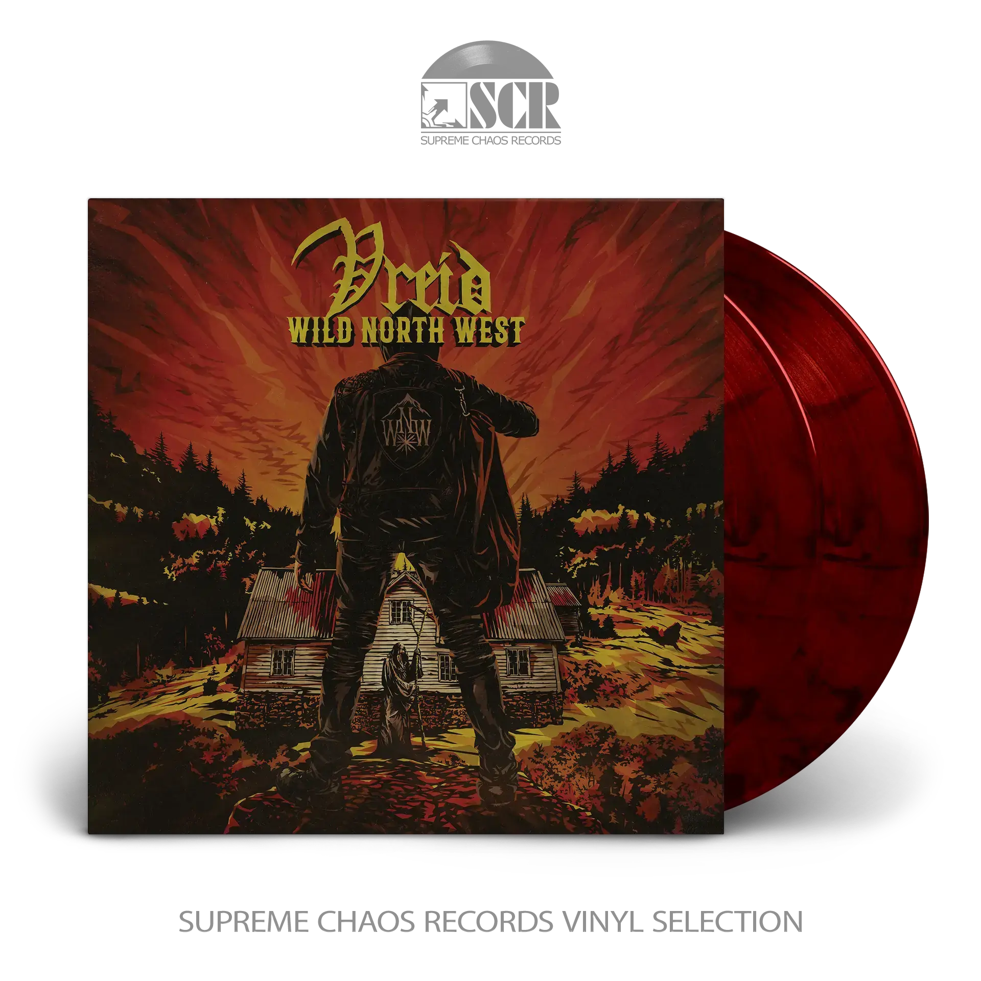 VREID - Wild North West · RED/BLACK LP (Black Metal Vinyl)
