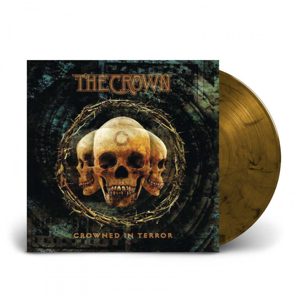 THE CROWN - Crowned In Terror · AMBER LP (Death Metal Vinyl)