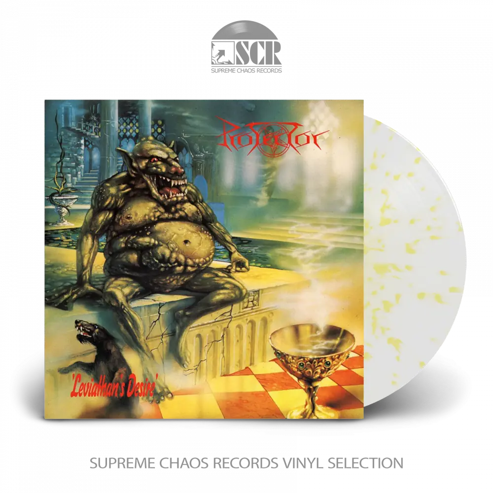 PROTECTOR - Leviathan's Desire · CLEAR/YELLOW LP (Thrash Metal/Death Metal Vinyl)