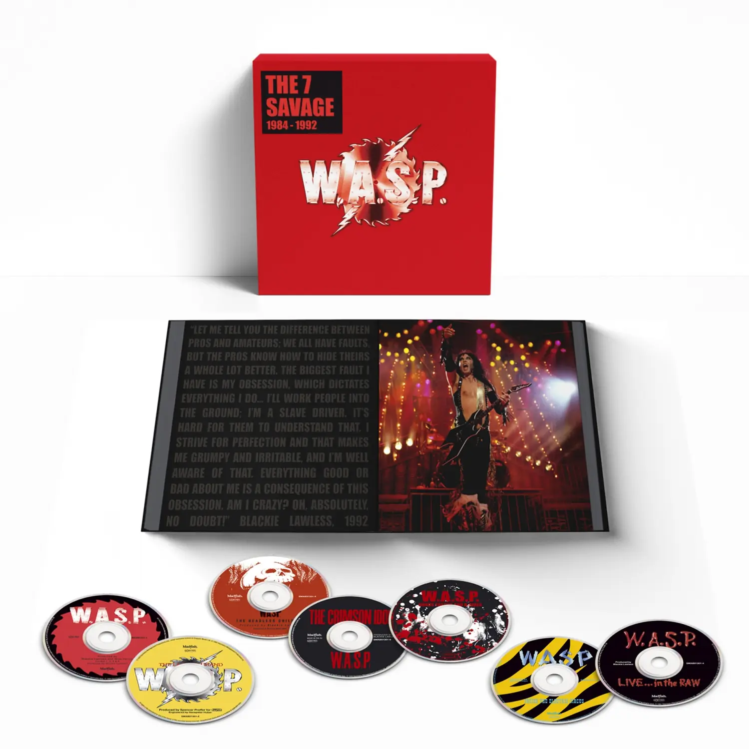 WASP - The 7 Savage: 1984-1992 · 7CD BOXSET WASP - The 7 Savage: 1984-1992 · 7CD BOXSET (Heavy Metal CDs)