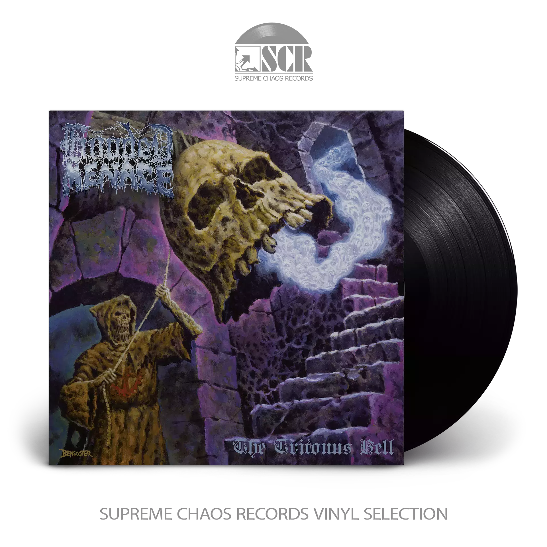 HOODED MENACE - The Tritonus Bell · BLACK LP (Doom Metal Vinyl)