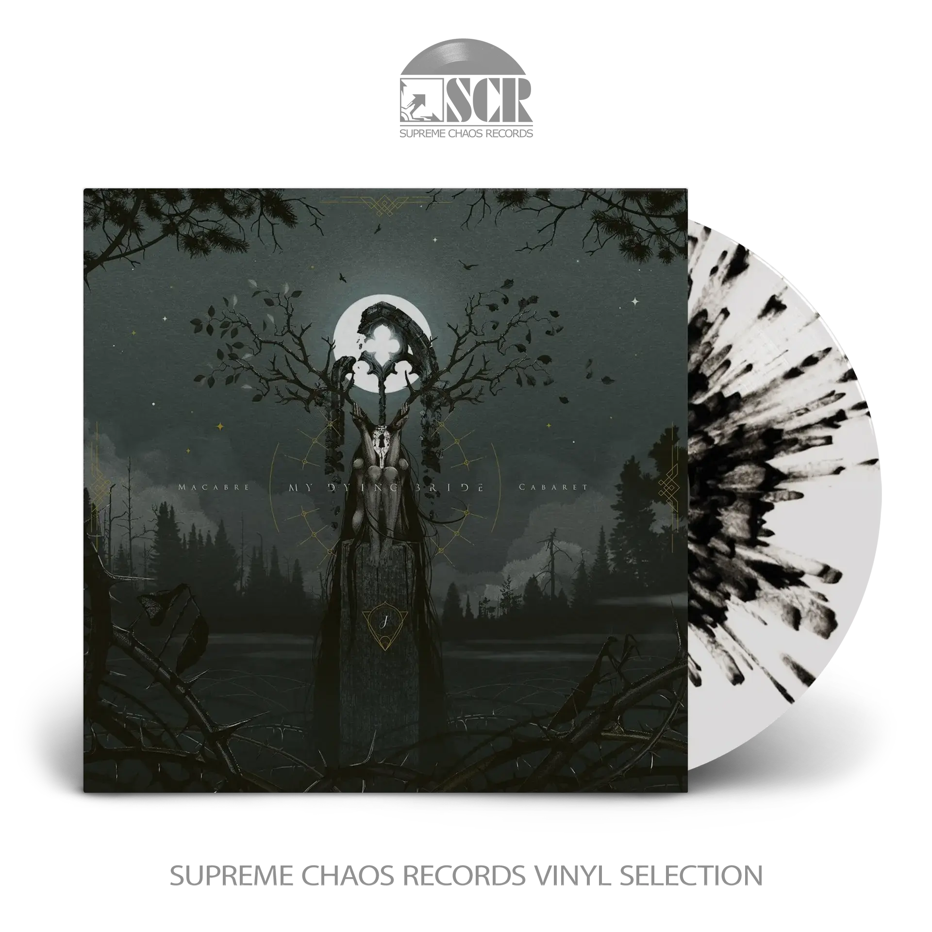 MY DYING BRIDE - Macabre cabaret · WHITE/GREY SPLATTER LP (Doom Metal Vinyl)