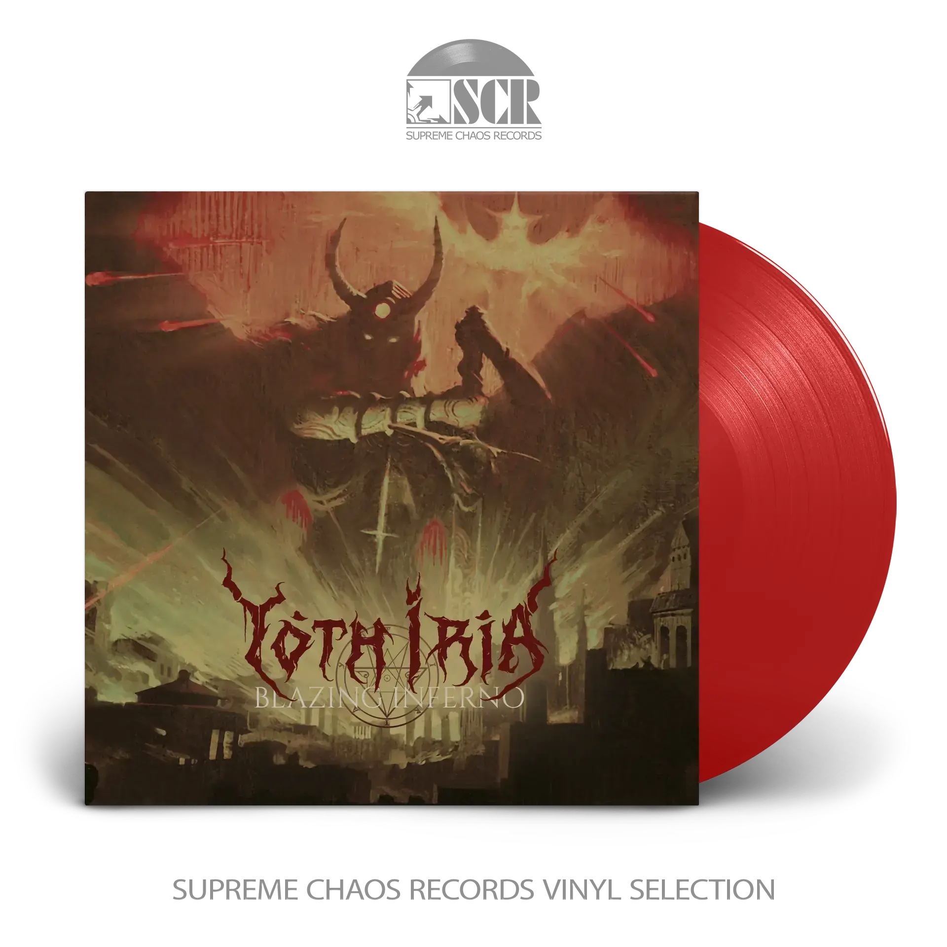 YOTH IRIA - Blazing Inferno · RED LP (Black Metal Vinyl)