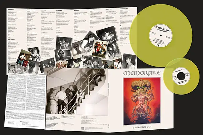 MANDRAKE - Breaking Out · YELLOW LP+7" EP (Heavy Metal Vinyl) · Bild 2