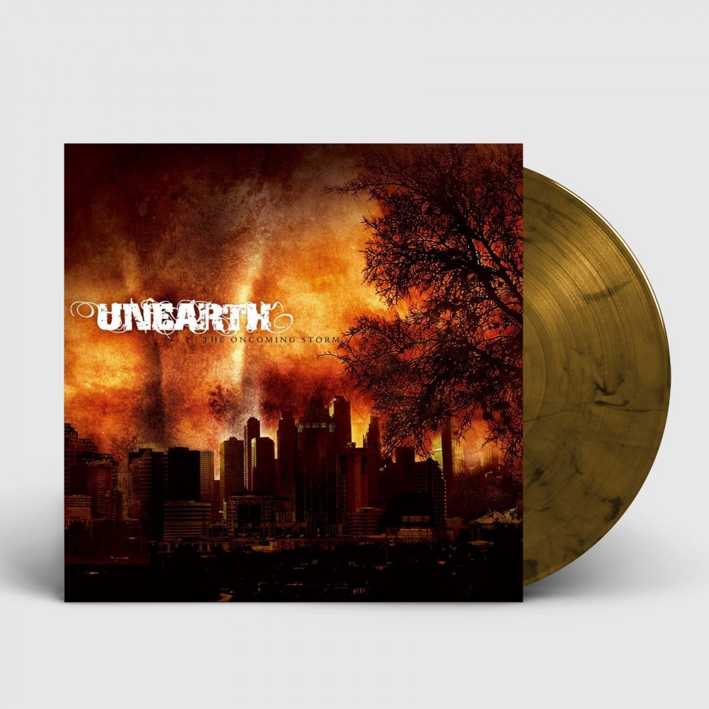 UNEARTH - The Oncoming Storm · ORANGE/BROWN LP (Death Metal Vinyl)