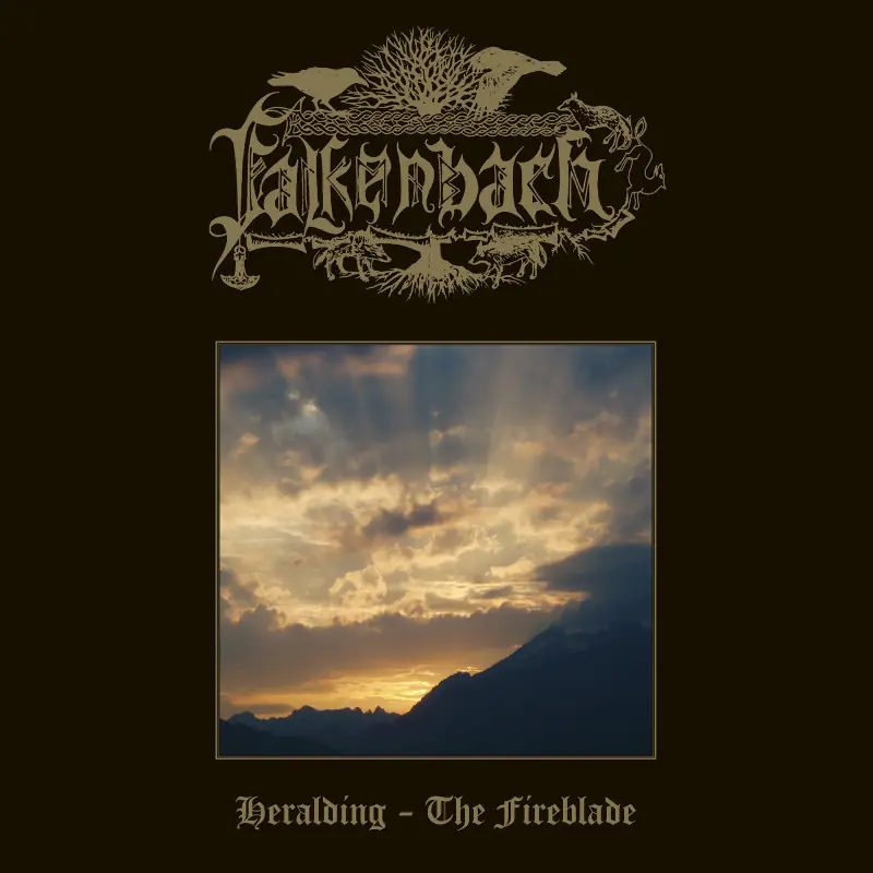 FALKENBACH - Heralding - The Fireblade · YELLOW LP · Bild 1 FALKENBACH - Heralding - The Fireblade · YELLOW LP (Black Metal/Folk Vinyl) · Bild 1