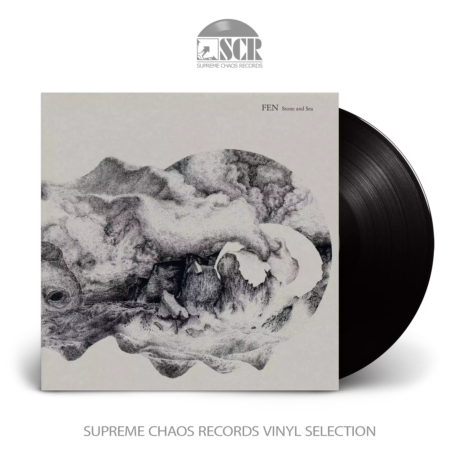 FEN · Stone And Sea | BLACK LP (Black Metal Vinyl)
