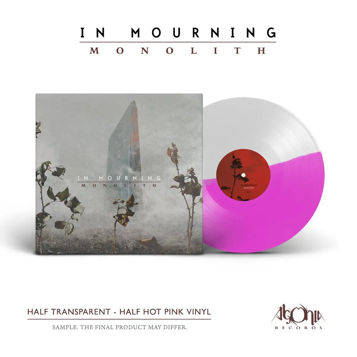IN MOURNING · Monolith | CLEAR/HOT PINK 2LP IN MOURNING · Monolith | CLEAR/HOT PINK 2LP (Melodic Death Metal Vinyl)
