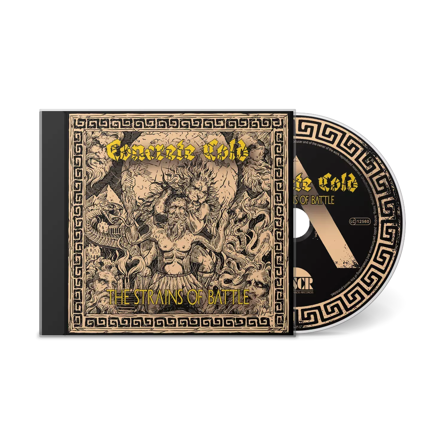 CONCRETE COLD - The Strains Of Battle · CD