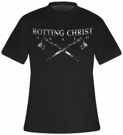 ROTTING CHRIST · Aealo Axes | T-SHIRT ROTTING CHRIST · Aealo Axes | T-SHIRT (Black Metal Clothes)