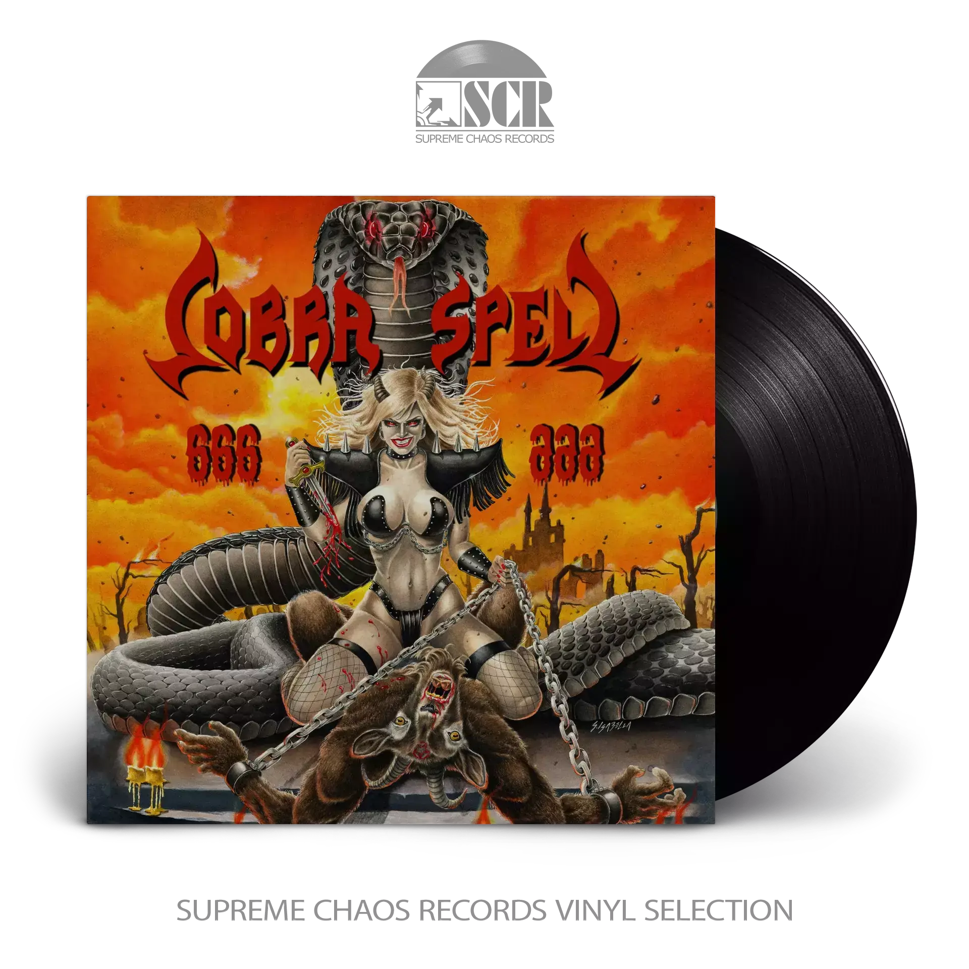 COBRA SPELL · 666 | BLACK LP (Glam Metal Vinyl)