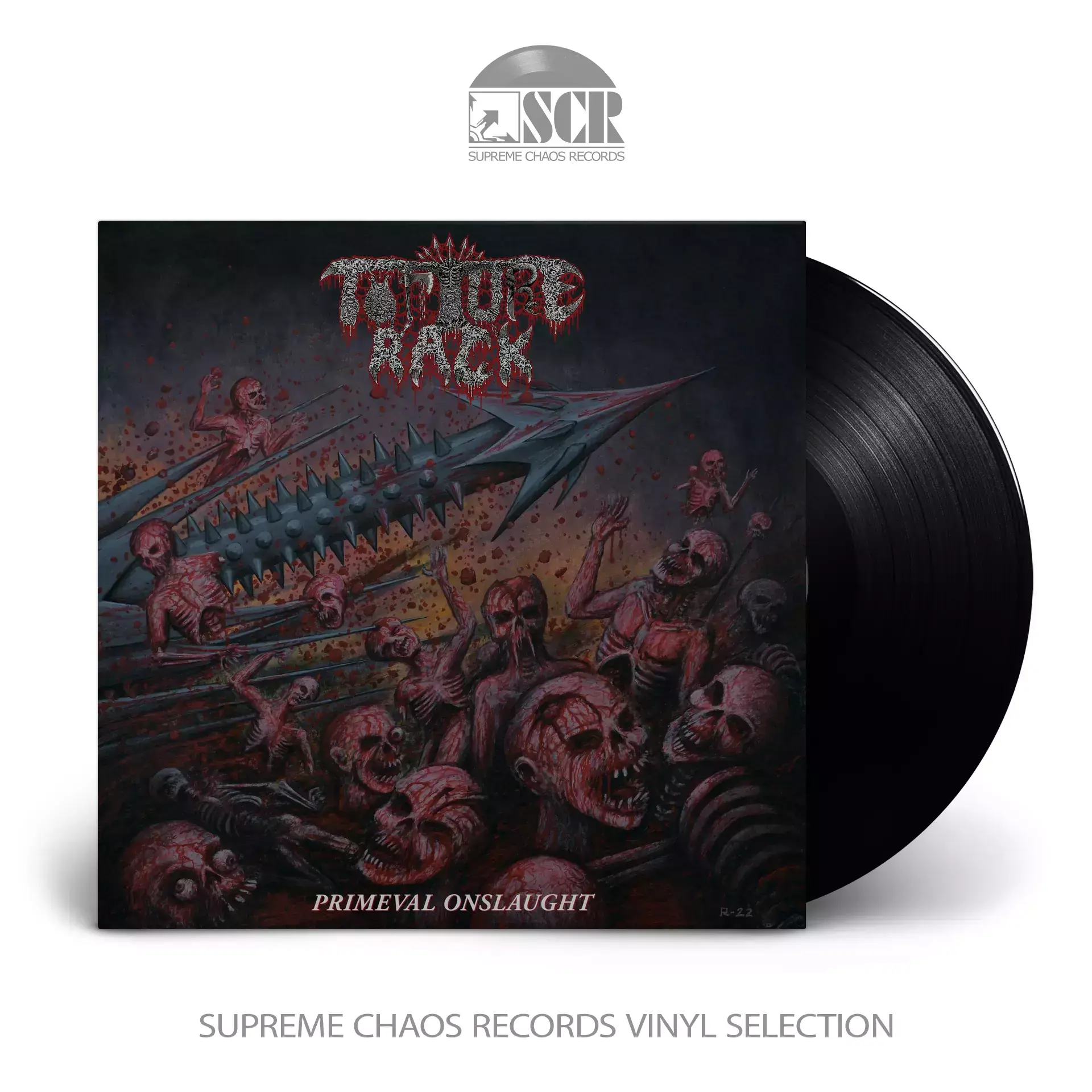 TORTURE RACK · Primeval Onslaught | BLACK LP TORTURE RACK · Primeval Onslaught | BLACK LP (Death Metal Vinyl)