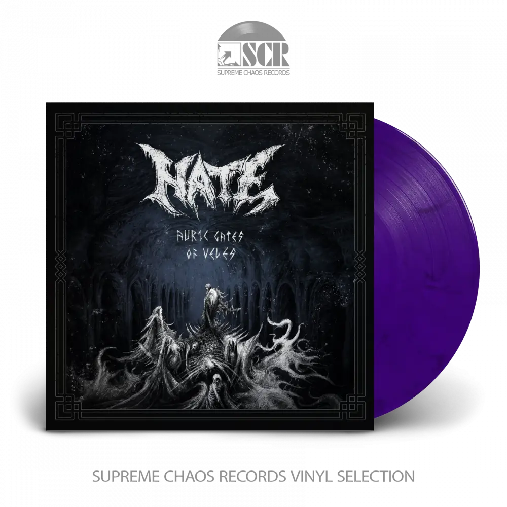 HATE · Auric Gates Of Veles | PURPLE MARBLED LP HATE · Auric Gates Of Veles | PURPLE MARBLED LP (Death Metal Vinyl)
