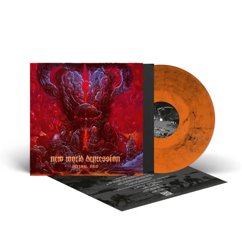 NEW WORLD DEPRESSION - Abysmal Void · ORANGE/BLACK LP (Death Metal Vinyl) · Bild 2