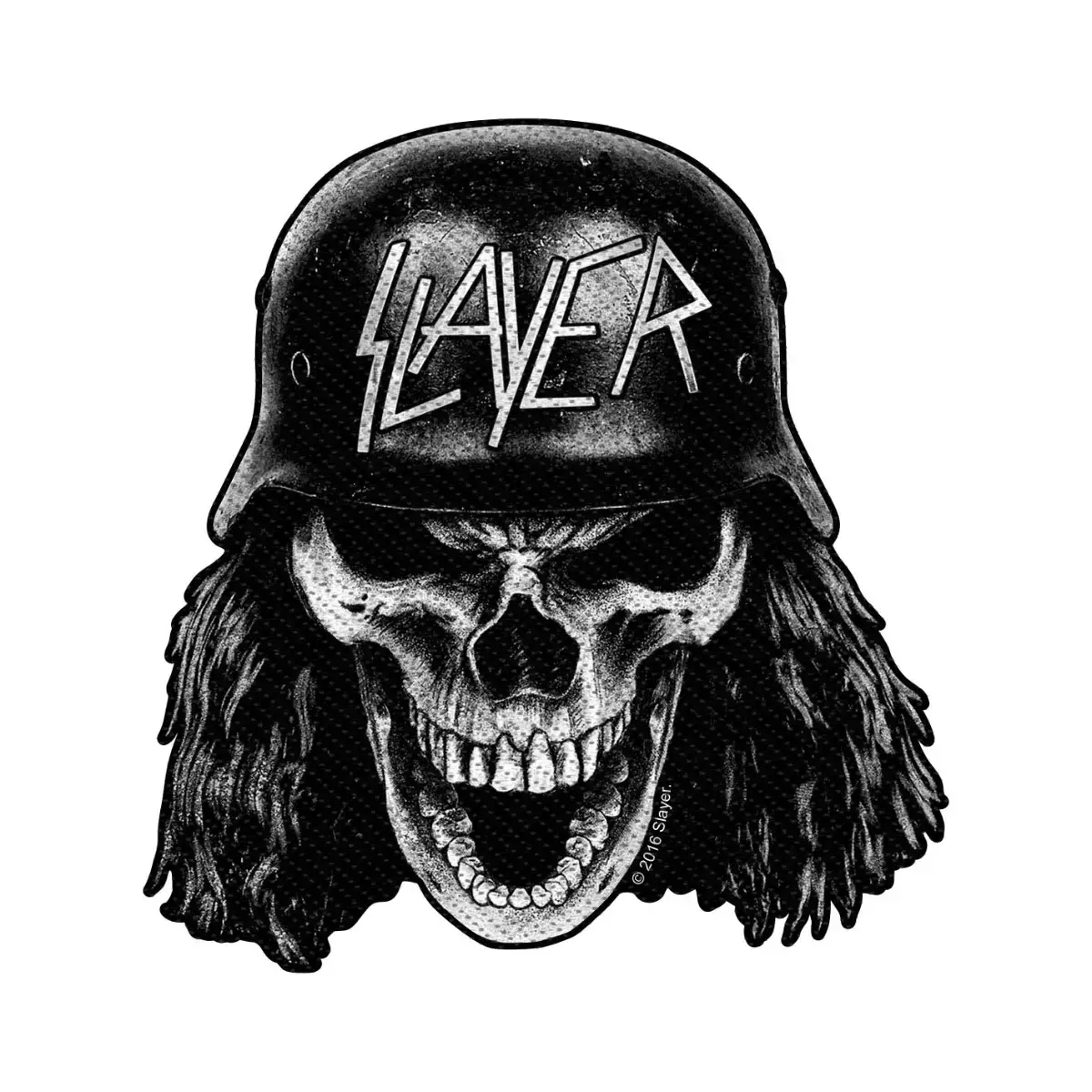 SLAYER · Wehrmacht Skull Cut-Out | PATCH (Thrash Metal Others)