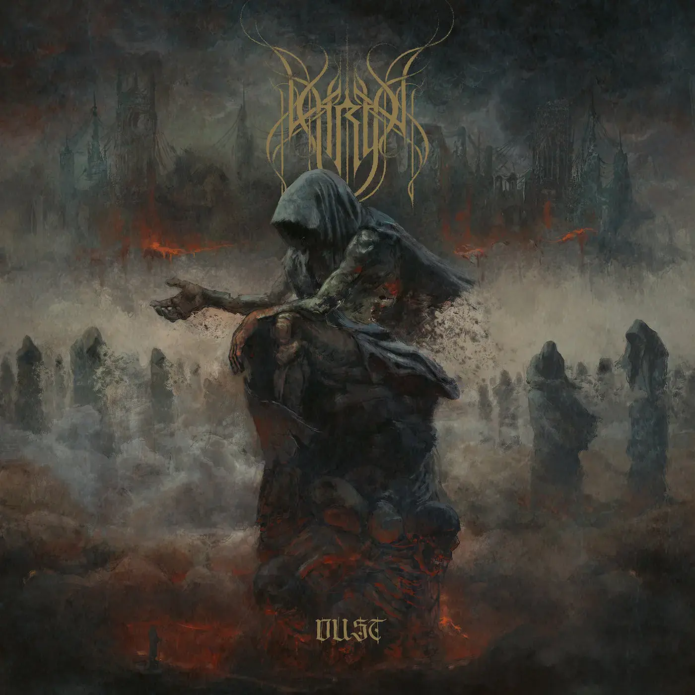 THRON - Dust · AMBER LP · Bild 1 THRON - Dust · AMBER LP (Black Metal Vinyl) · Bild 1