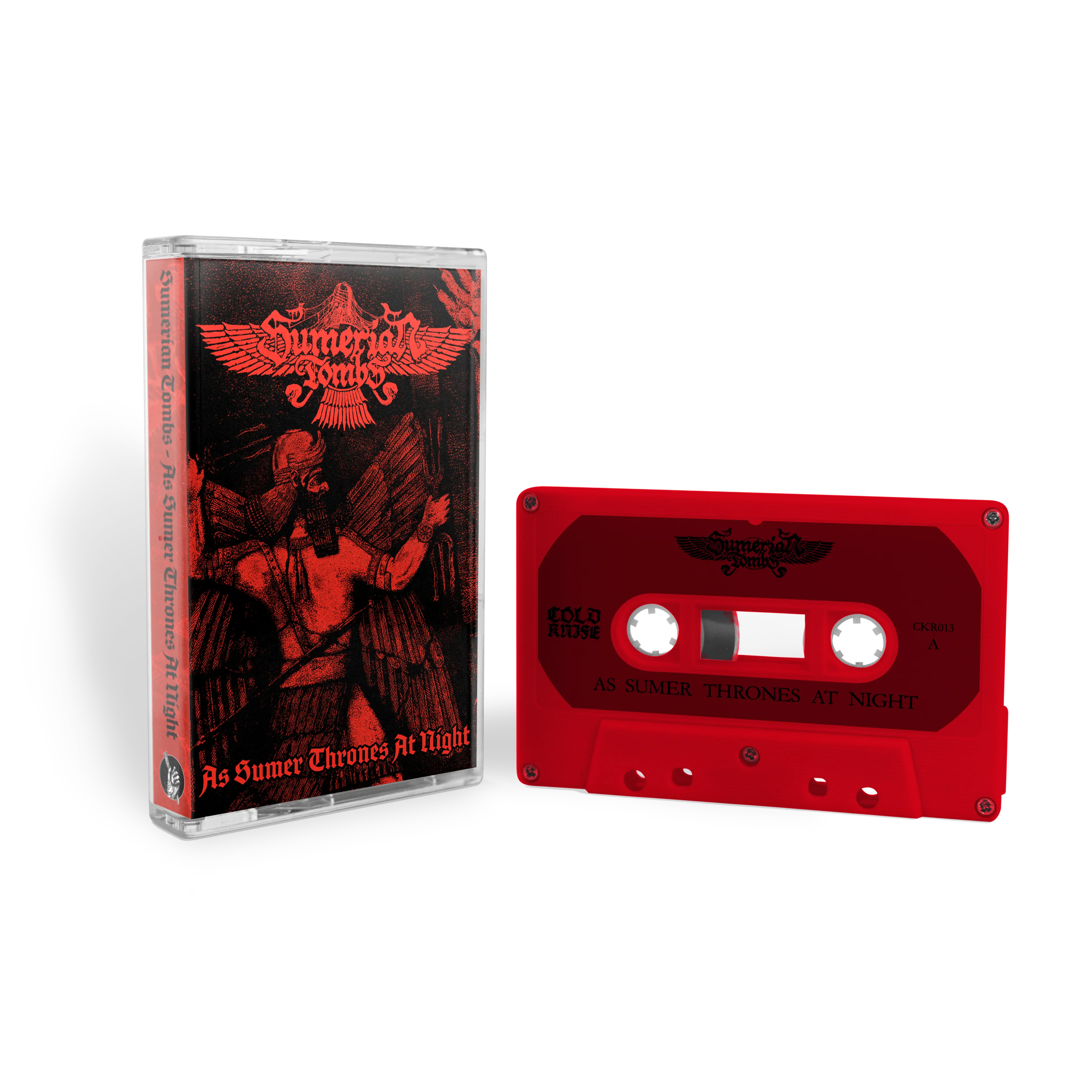 SUMERIAN TOMBS · As Sumer Thrones At Night | RED TAPE SUMERIAN TOMBS · As Sumer Thrones At Night | RED TAPE (Black Metal/Death Metal Tapes)